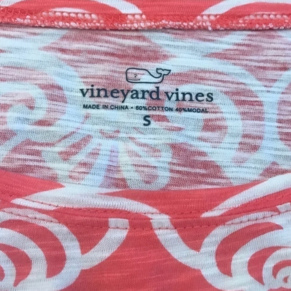 Vineyard Vines 3/4 sleeve t-shirt Cotton blend dress - Picture 3 of 8